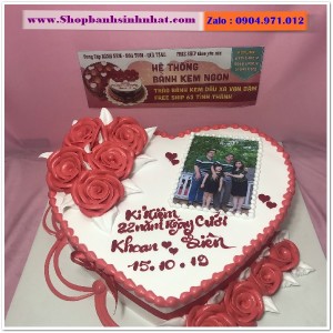 Bánh Sinh Nhật In Hình Ảnh - H450